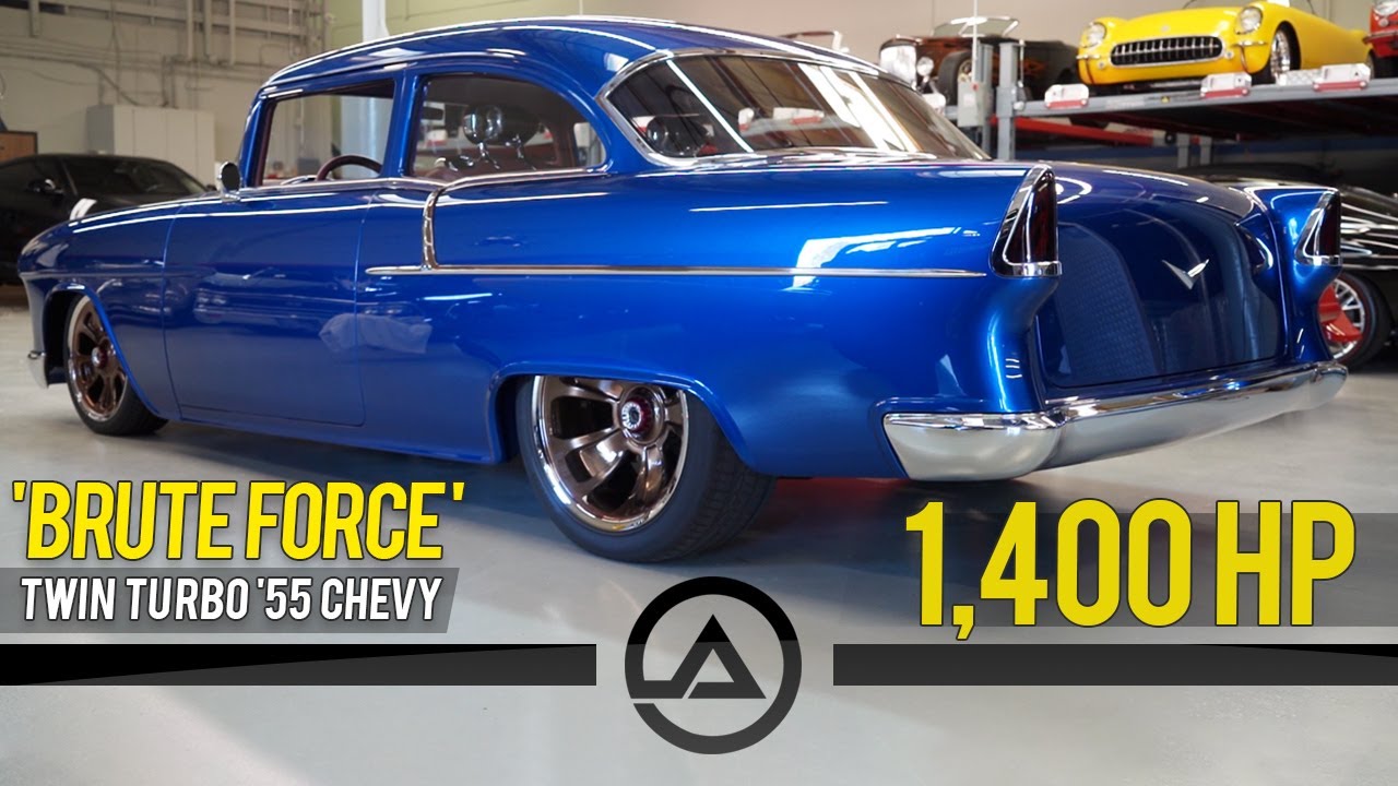 1,400 HP Twin Turbo '55 Chevy Custom Show Car Multi Million Dollar Build | 