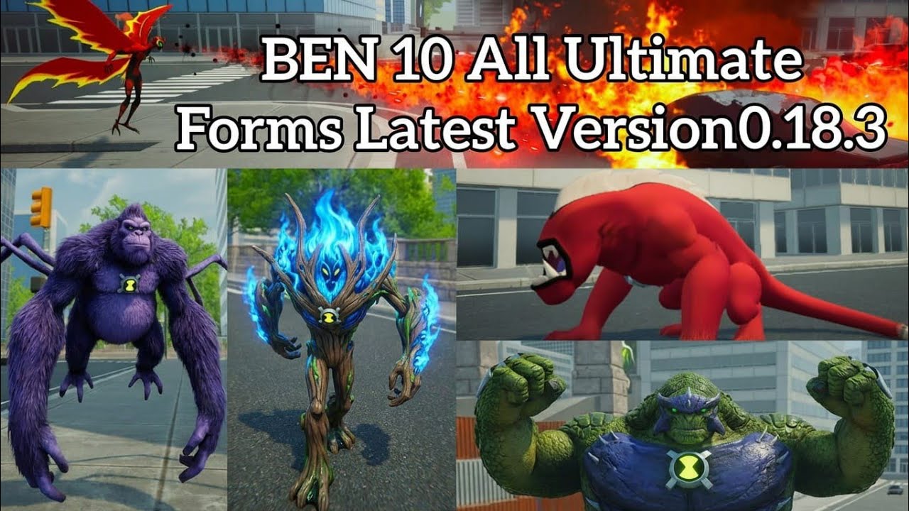 Ben 10 All Ultimate Forms Latest Version0.18.3 Galvan Gameplay