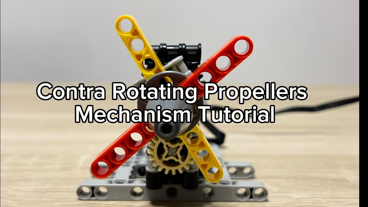 Contra Rotating Propellers Mechanism Tutorial