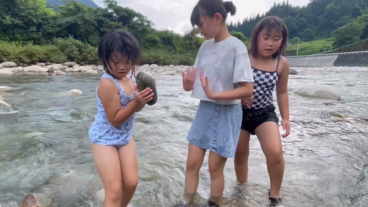 【川遊びをしました😊】