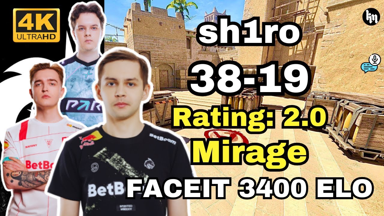 sh1ro (38-19) w/nafany/alpha (mirage) | FACEIT 3400 ELO | Jan 18, 2025 | CS2 POV/DEMO