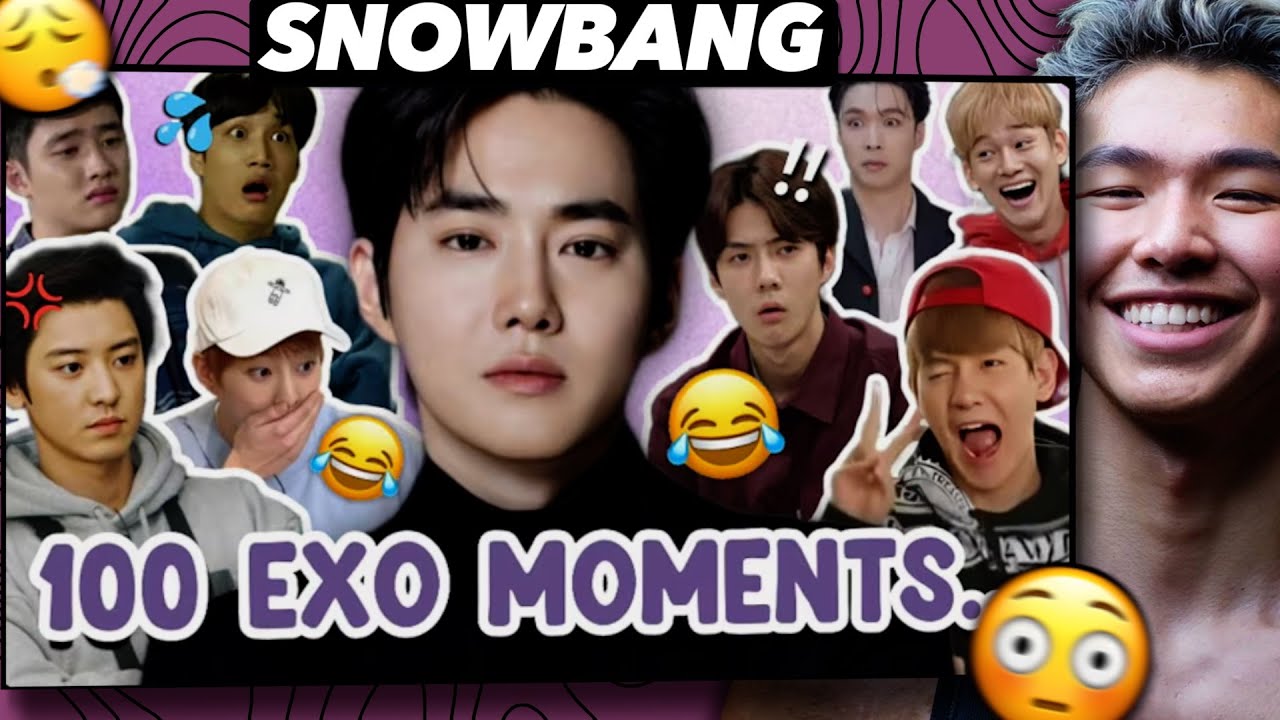 Athlete React to 100 ICONIC MOMENTS in the HISTORY of EXO