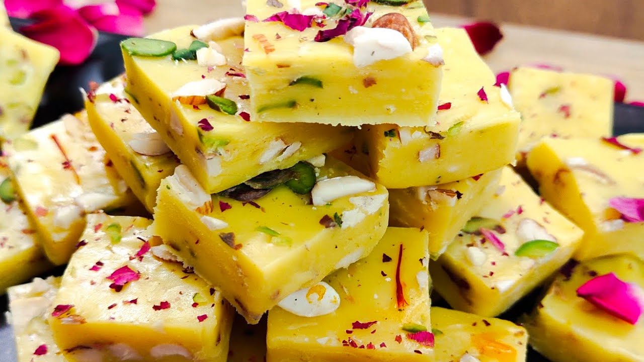 10 मिनट में बनाये रसमलाई चॉकलेट फ़ज Instant chocolate fudge