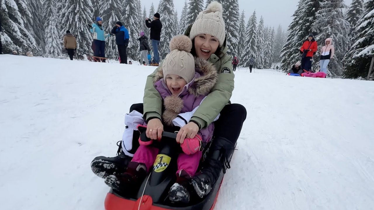 ŚNIEŻNA KRAINA- RODZINNY WYJAZD NA SANKI