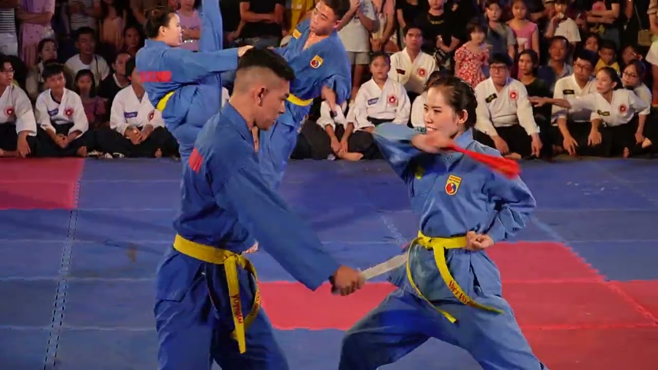 Biểu diễn VoViNaM & AiKiDo ở phố đi bộ Nguyễn Huệ 30-6-24 Phường Bến Nghé