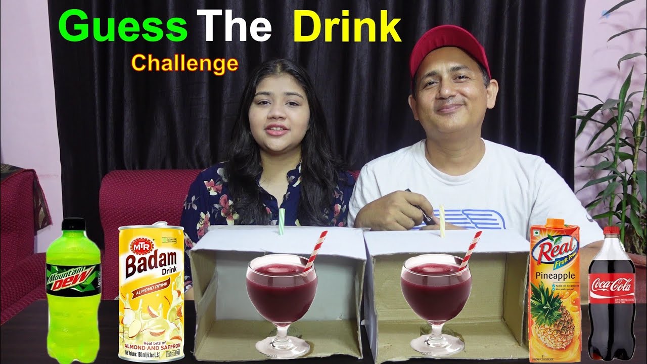 Guess The Drink Challenge @BudaBudiVlogs