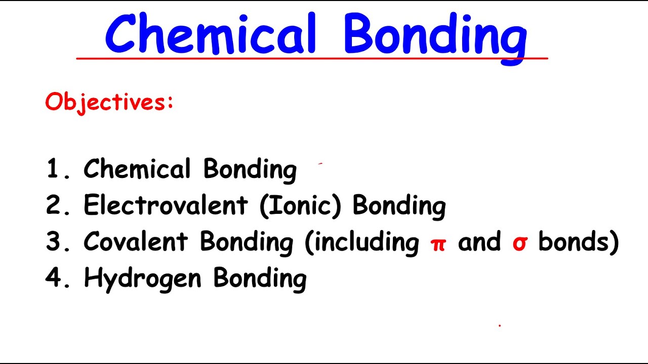 Chemical Bonding | Ionic & Covalent