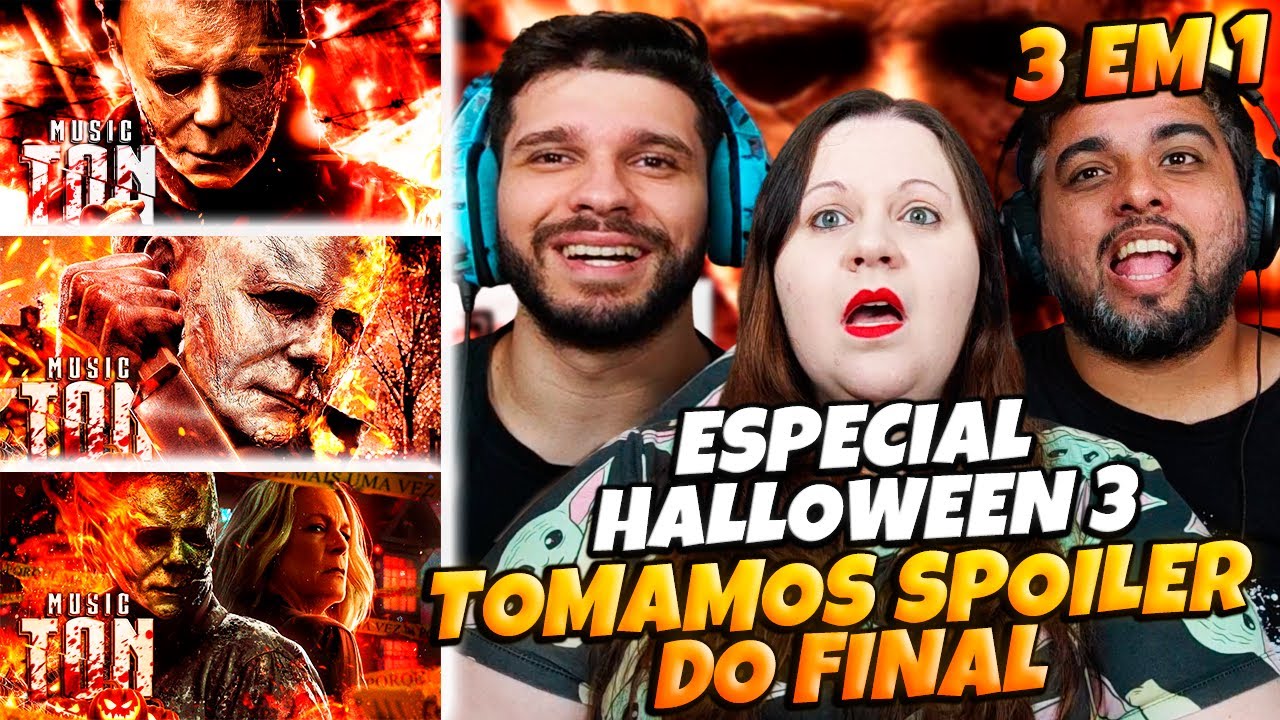 3 EM 1 DO MICHAEL MYERS (Halloween) | PAPYRUS DA BATATA | FAMILY REACTS