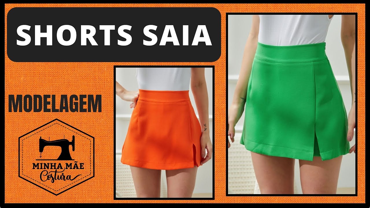 SHORTS SAIA - PASSO A PASSO DA MODELAGEM