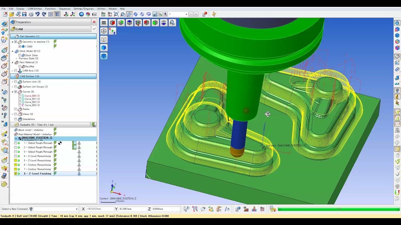 WorkNC：Z - Level Finishing #12