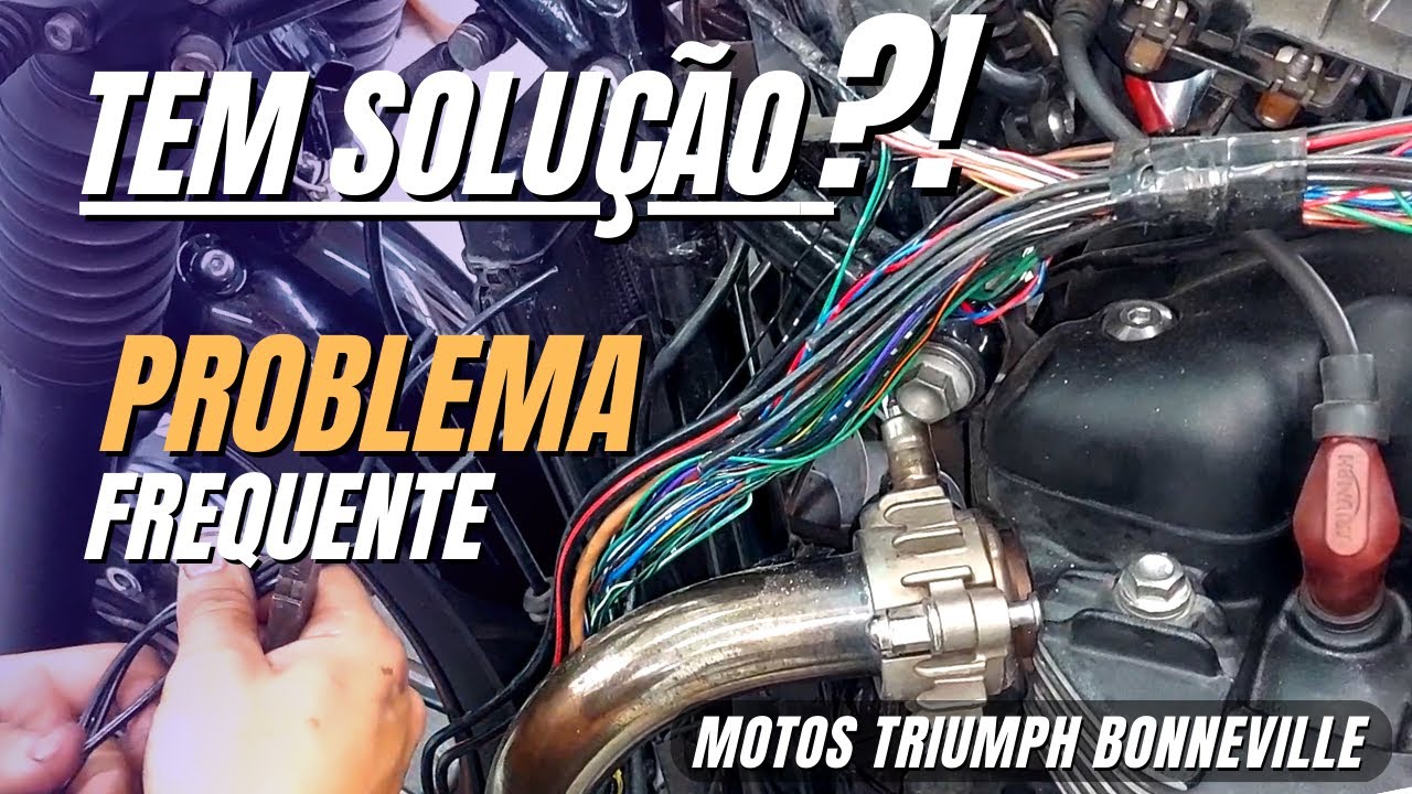 ❗️ PROBLEMA FREQUENTE ❗️ PARTE ELÉTRICA 💥 MOTOS TRIUMPH (STREET TWIN, BONNEVILLE T100 T120 2016-19)