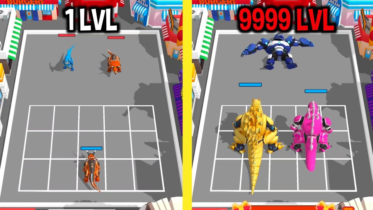 MAX LEVEL in Robot Dinosaur Evolution Game