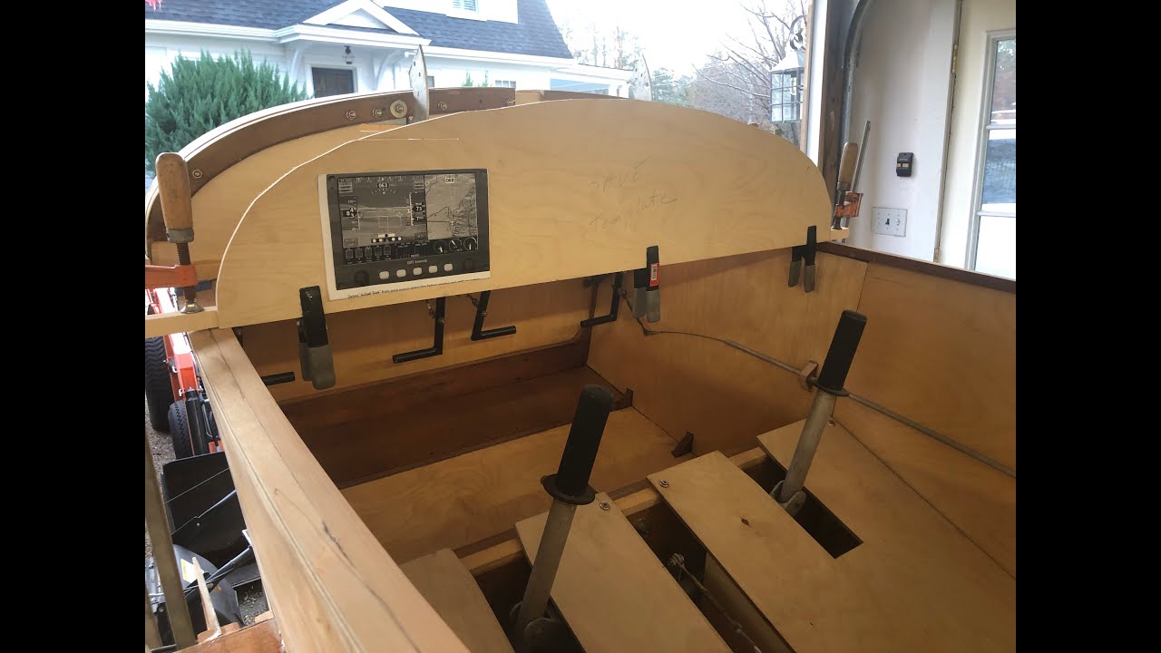 Forward bulkhead in KR2-S homebuilt airplane.