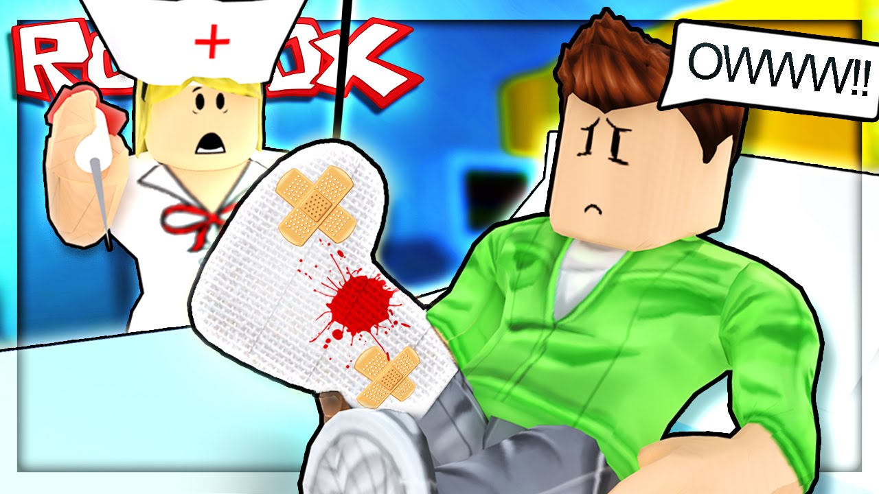 Roblox Adventures - I BROKE MY LEGS!? (Roblox Hospital)