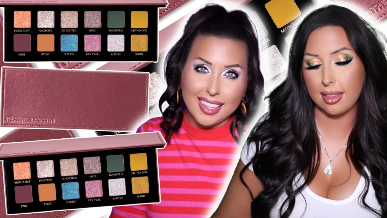 SO EXCITED TO DO 2 MORE LOOKS | ADEPT COSMETICS X HEATHER AUSTIN PALETTE