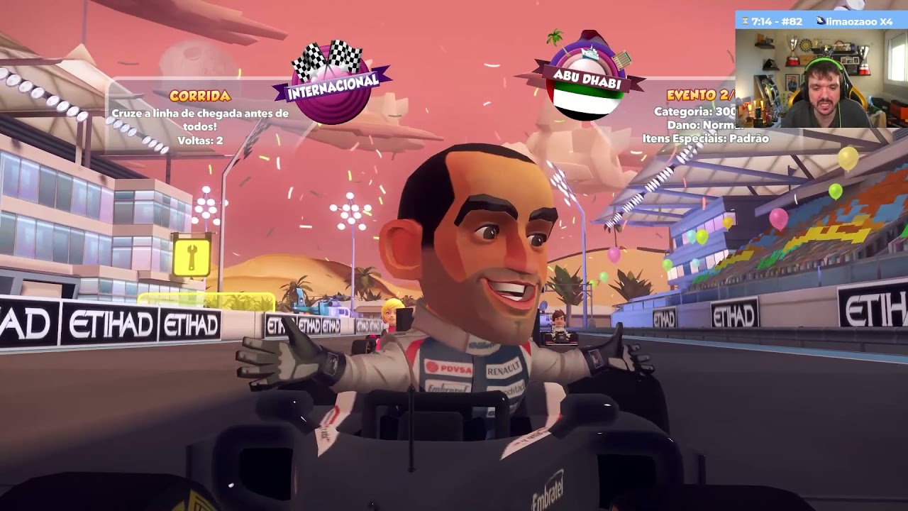 GAULES e a tribo no F1 Race Stars - PREGO QUE SE DESTACA TOMA #1