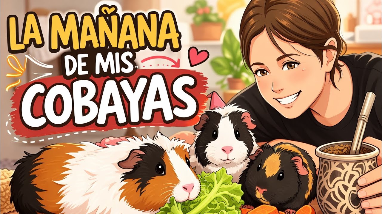 Mi rutina con mis cobayas/cuyes 