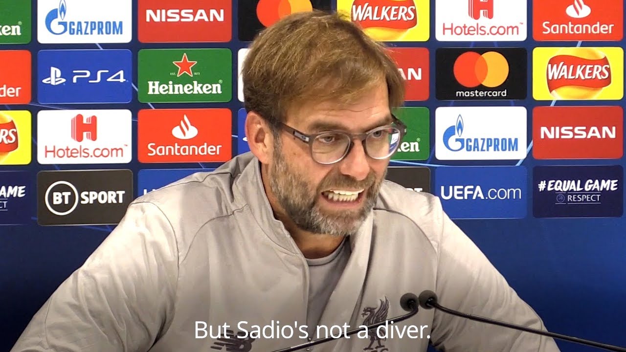 Jurgen Klopp - 'Sadio Mane Is Not A Diver!' - Hits Back At Pep Guardiola Comments