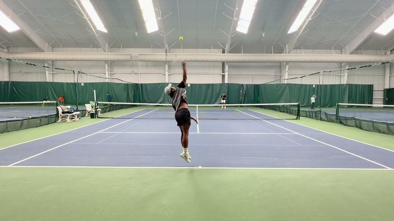 Indoor tennis Dan vs Van PART2