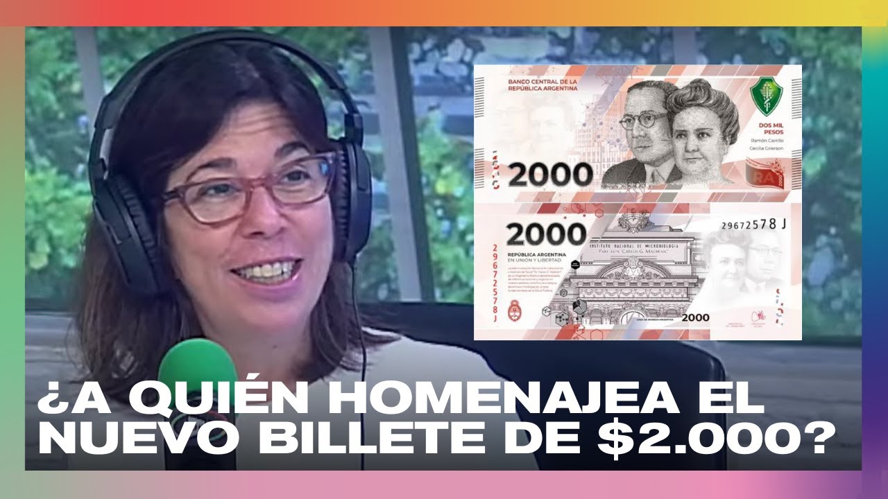 ¿A quién homenajea el billete de $2.000? ¿Quién fue Cecilia Grierson? Julieta Elffman en #DeAcáEnMás