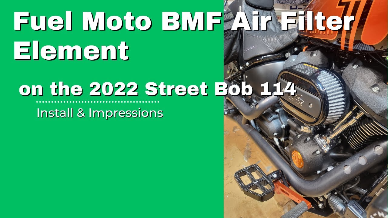 Воздушный фильтр Fuel Moto BMF для Harley Davidson Street Bob 114. Установка и обзор.