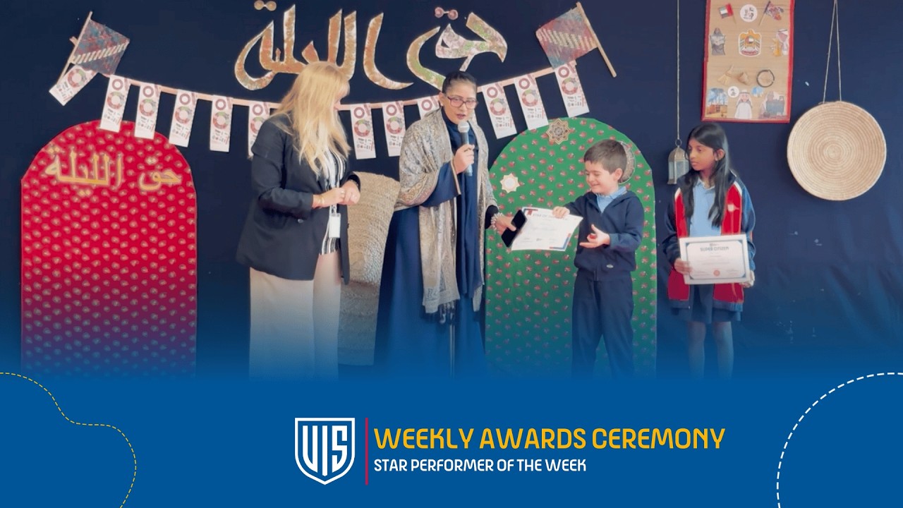 VIS Organized a Weekly Awards Ceremony to Celebrate Student Achievements - VIS Dubai
