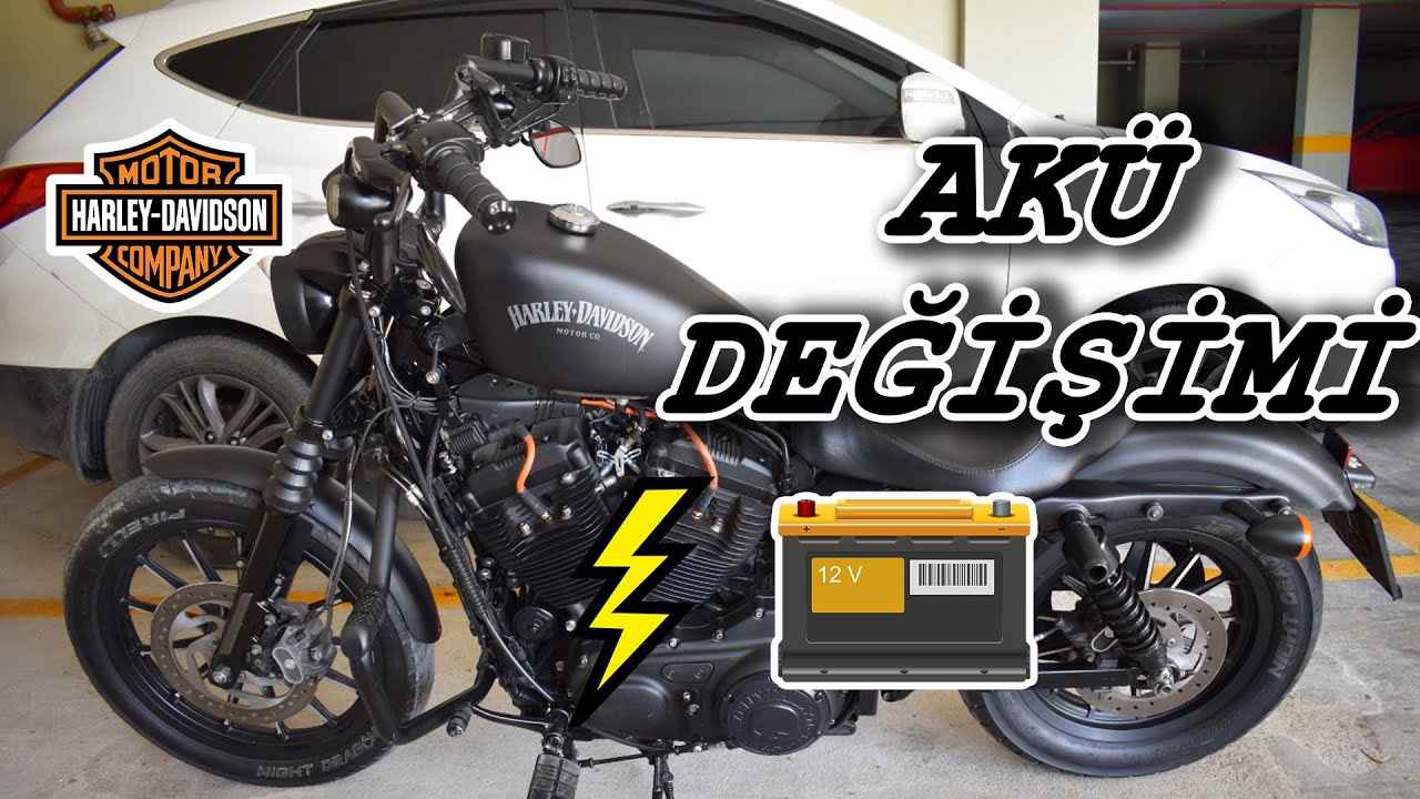 Harley Davidson Iron 883 Sportster Akü Değişimi
