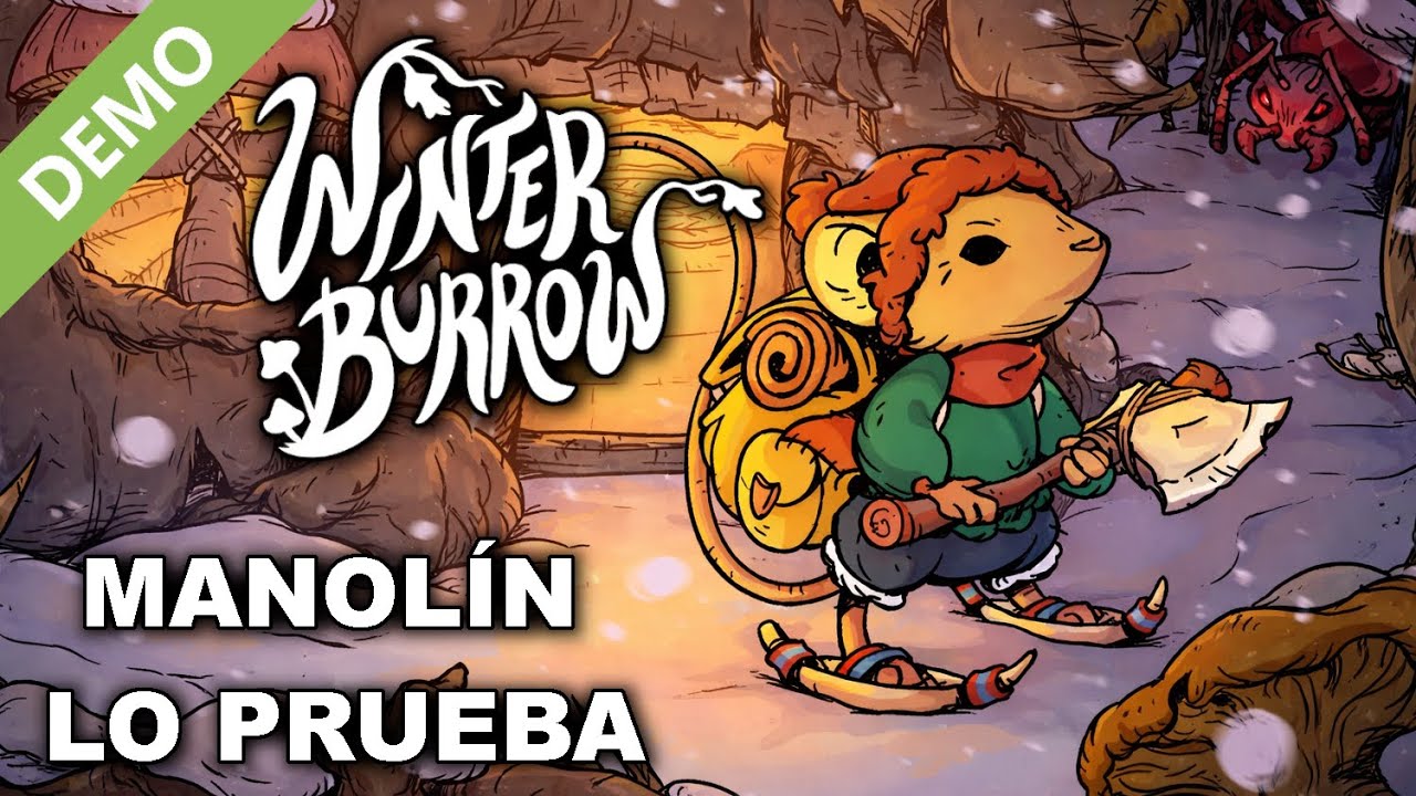 ¡WINTER BURROW!🐭|MANOLÍN LO PRUEBA| #DEMO Gameplay Español