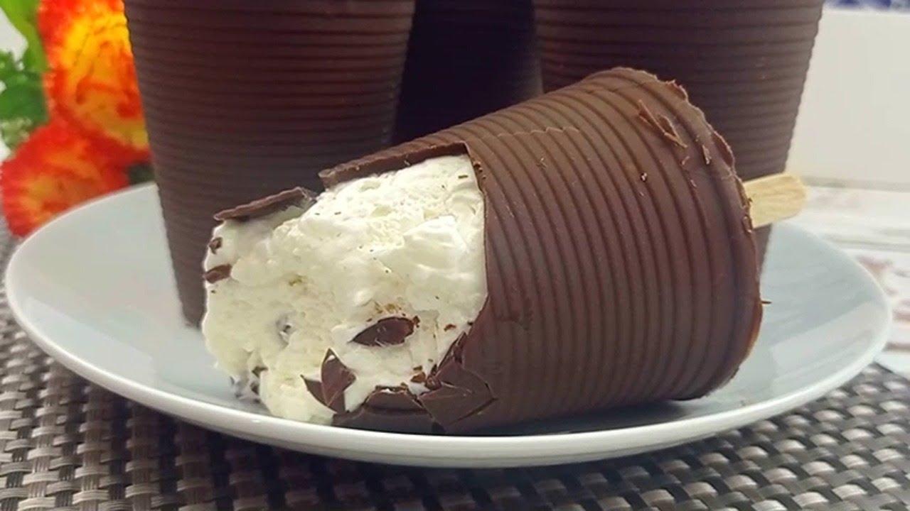 ✅ Só 4 ingredientes e no copo descartável! faça esse Sorvete caseiro cremoso rapido e muito fácil