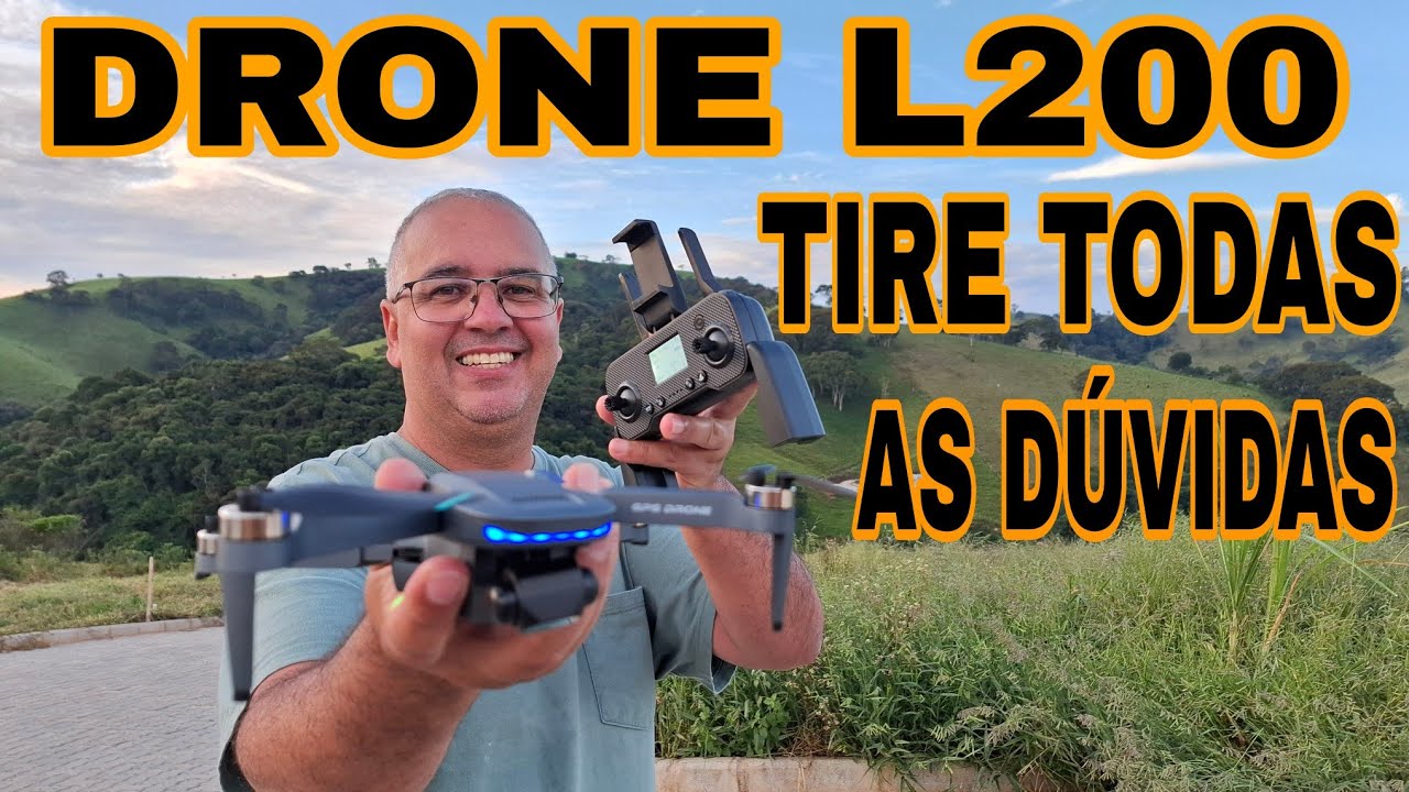 DRONE L200 V&Iacute;DEO COMPLETO PARA VOC&Ecirc; TIRAR TODAS AS D&Uacute;VIDAS V&Iacute;DEOS DA C&Acirc;MERA E TELA DO CELULAR FOTOS