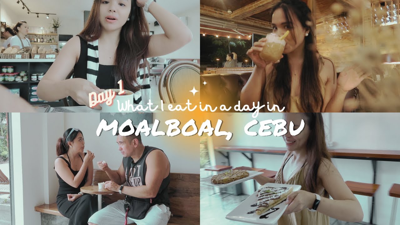 Daily vlog | What I ate in a day in  Moalboal, Cebu | Day 1 in Moalboal, Cebu