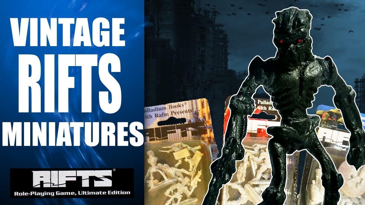 Rifts - Vintage Rifts Miniatures Unpackaging