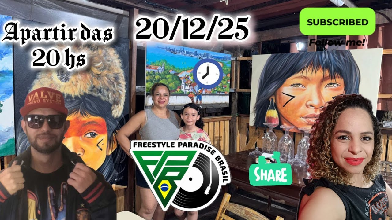 Freestyle Paradise Brasil Djs - Dj Jane B & Dj Douglas Costa - 20/12/2025