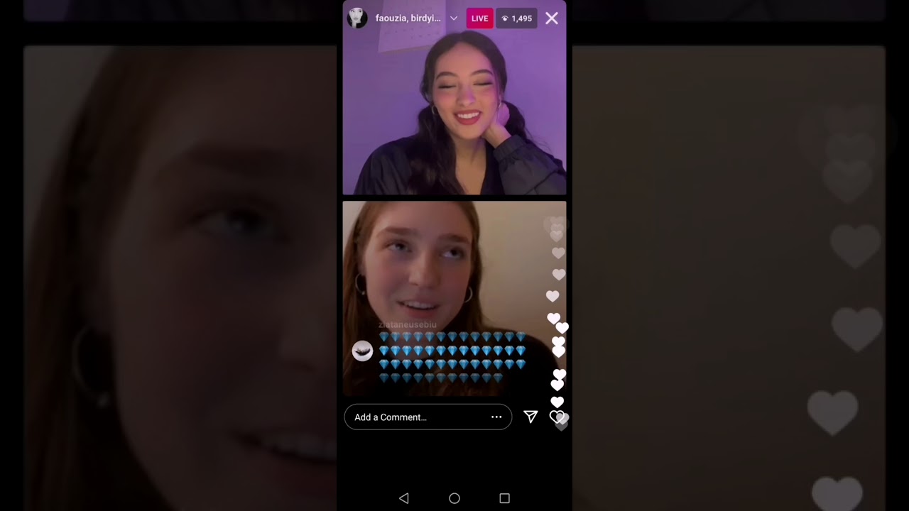 Faouzia - Q/A Interview With Birdy - Instagram Live - Part 2/3 | 03/12/21