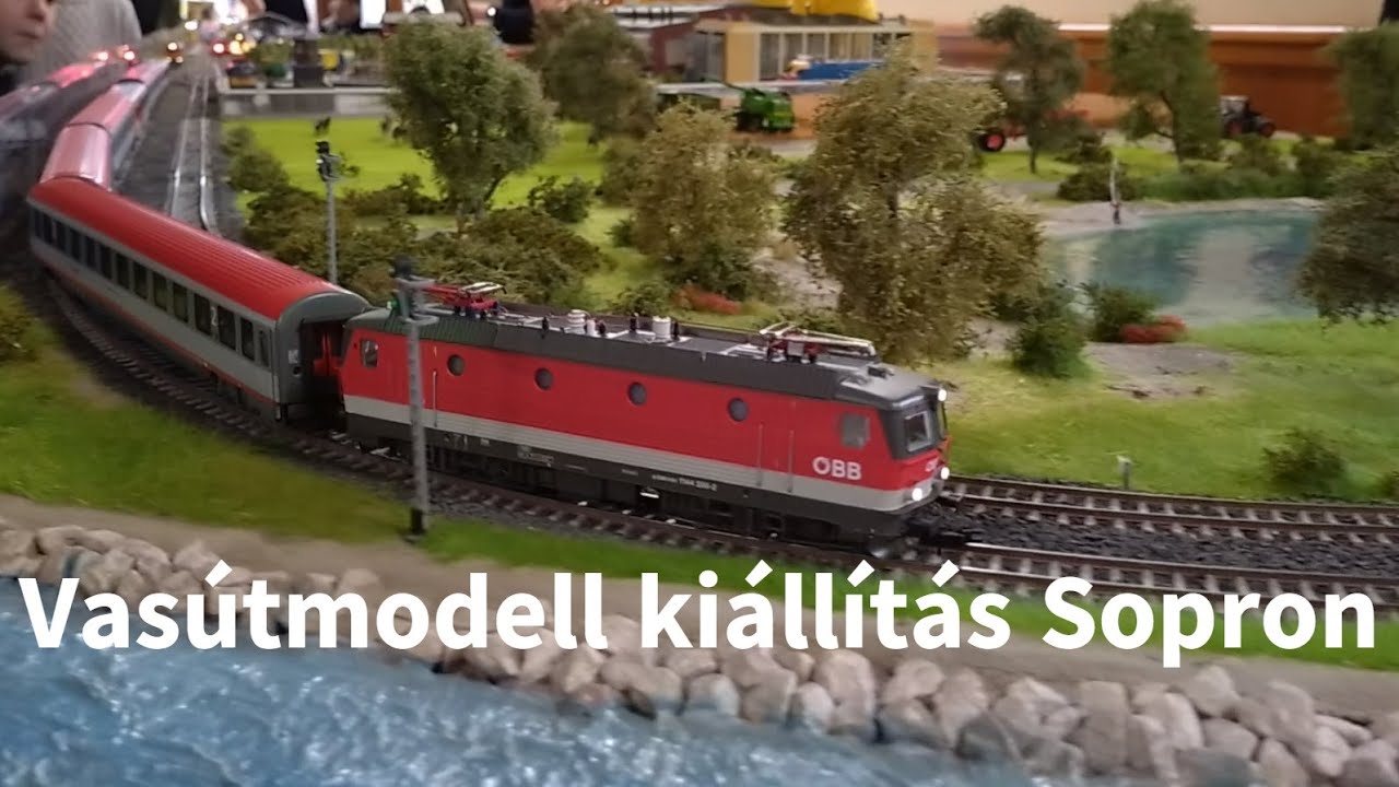 Vasútmodell kiállítás Sopron, Liszt Központ 2025 január