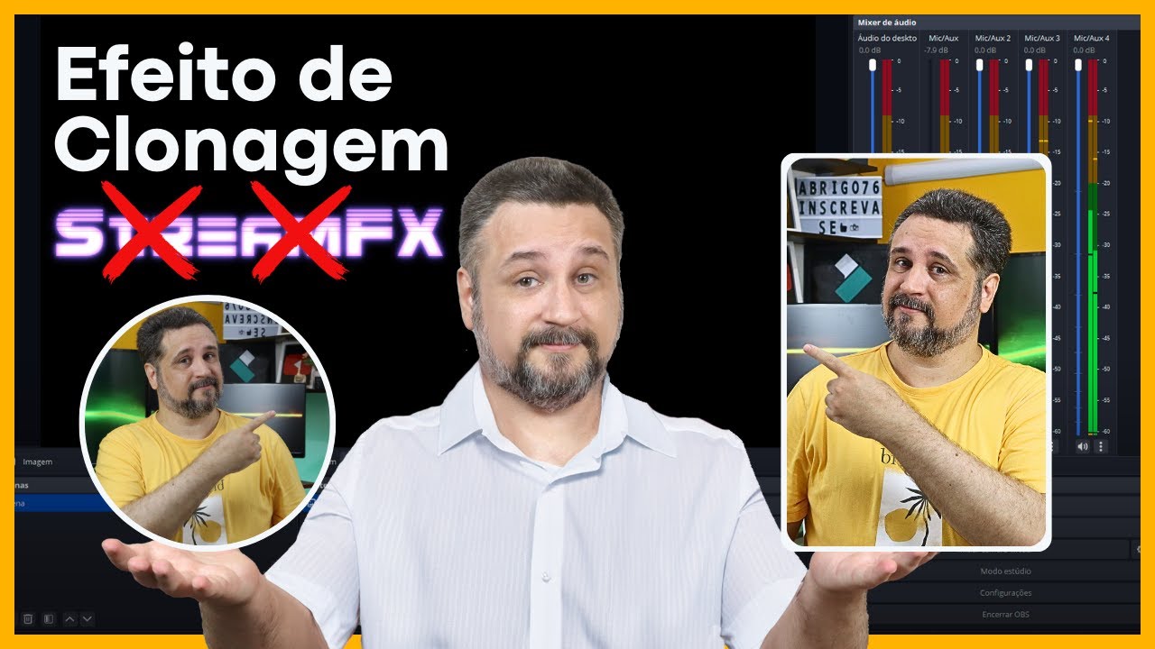 Como Clonar Fontes no OBS Studio Sem StreamFX Passo a Passo