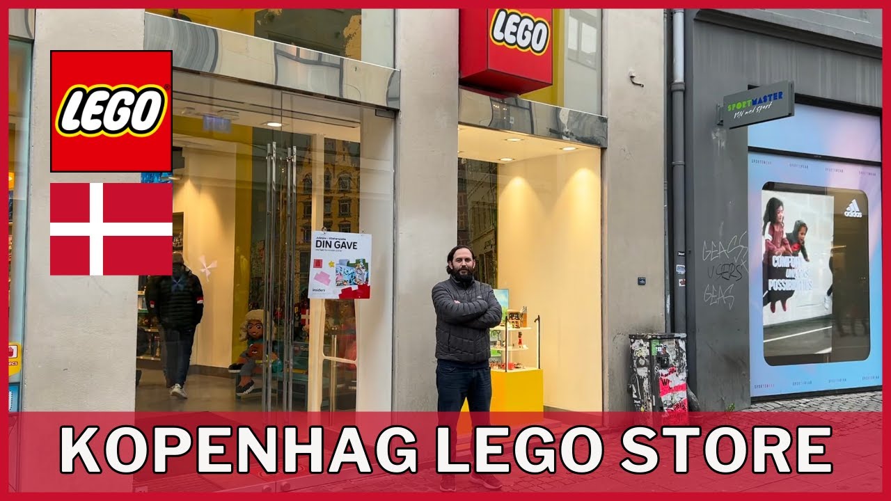 Danimarka'nın Başkenti Kopenhag'ın LEGO Mağazası - VLOG