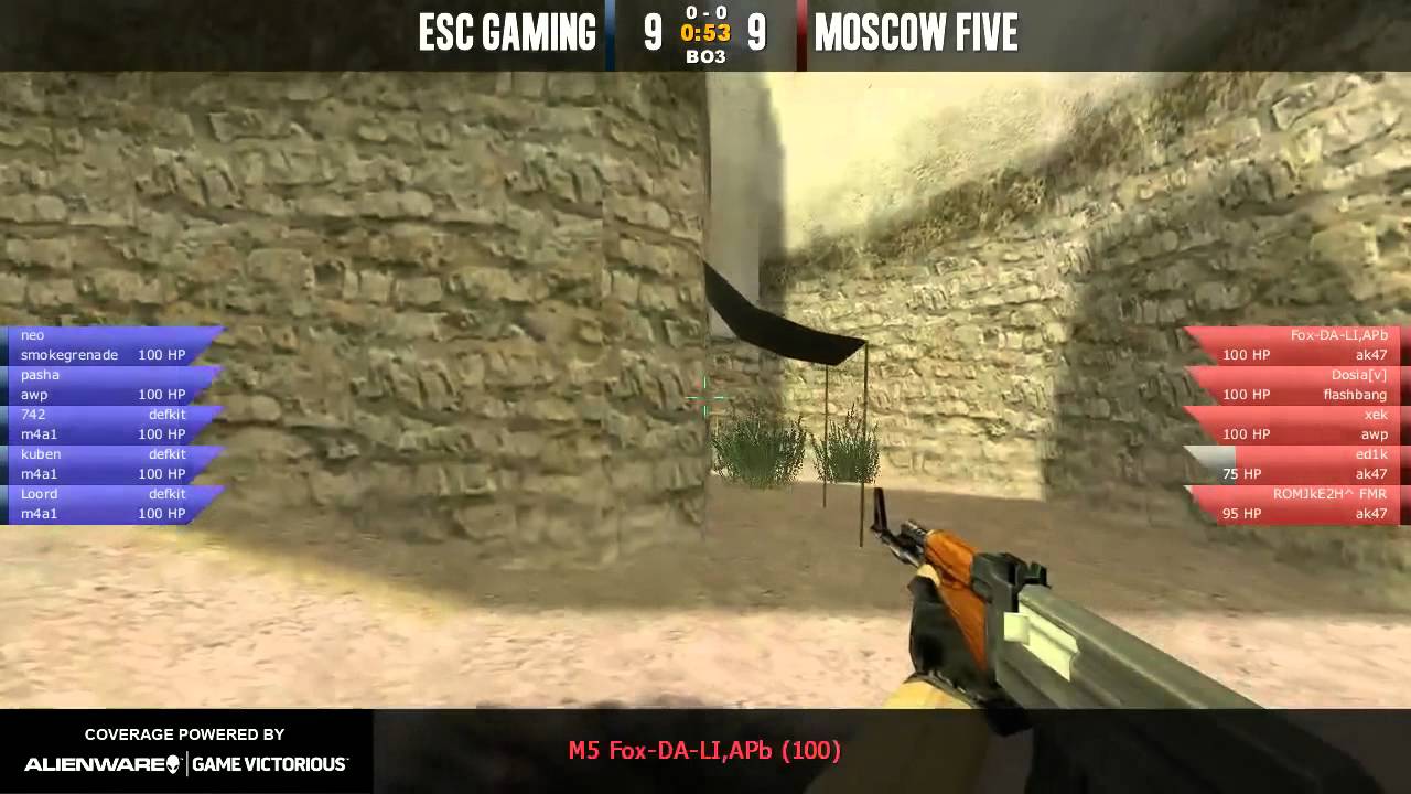 IEM WC: Moscow Five vs. ESC Gaming (Quarter Final) Map 1
