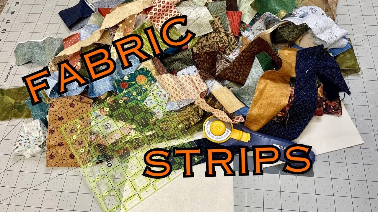 What to do with Fabric Strips and Strings?!