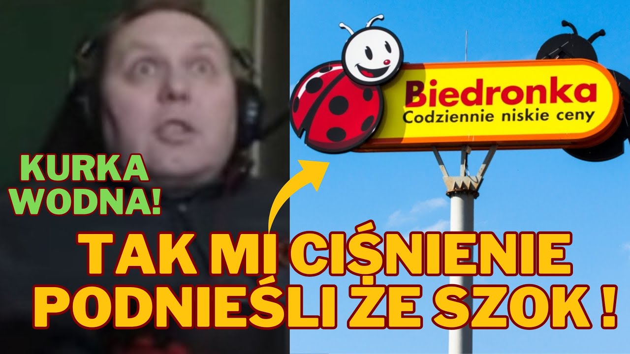 Wnerwiony Hallack na zakupach w Biedronce