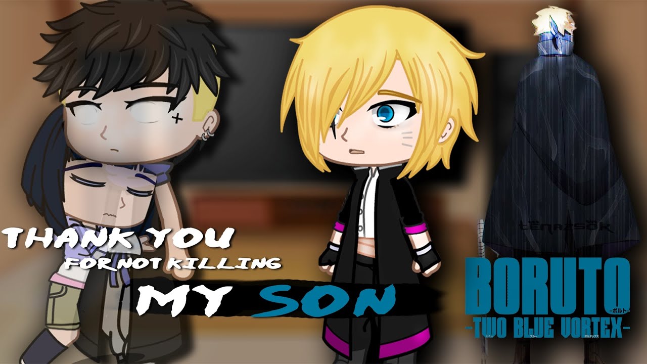 react to Boruto |Uzumaki and Uchiha FAMILY| Two blue vortex||gacha club||
