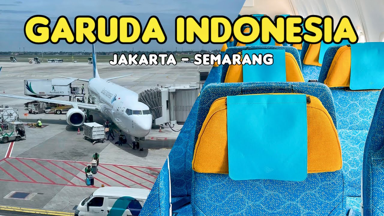 GARUDA INDONESIA RUTE JAKARTA - SEMARANG (SEMUA MILES AKU MASUKIN KLM ROYAL DUTCH)
