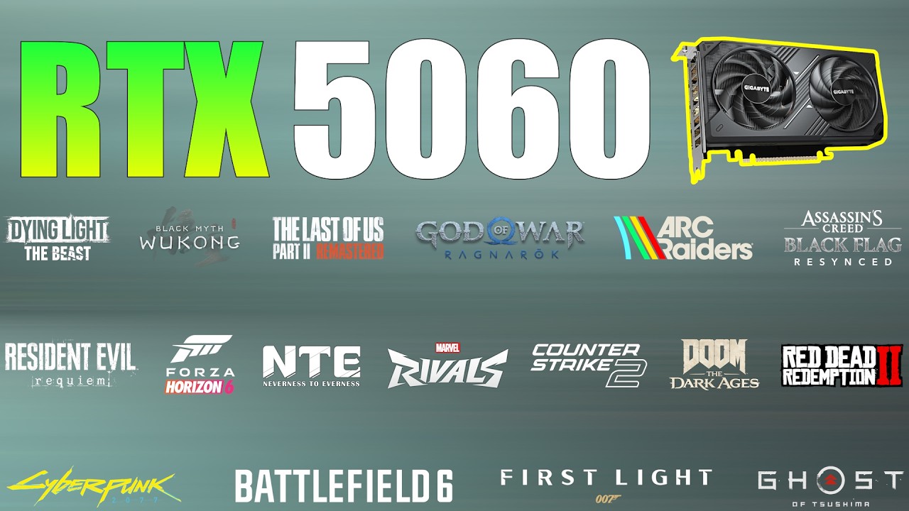RTX 5060 &ndash; Is 8GB Enough for Modern Games? (31 Games Tested)