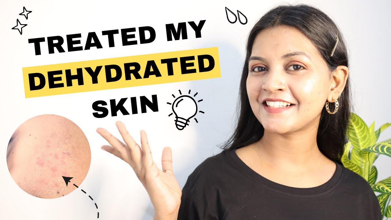 How I treated my Dehydrated Skin (In a Week) + My Holy grail products #skincareproducts