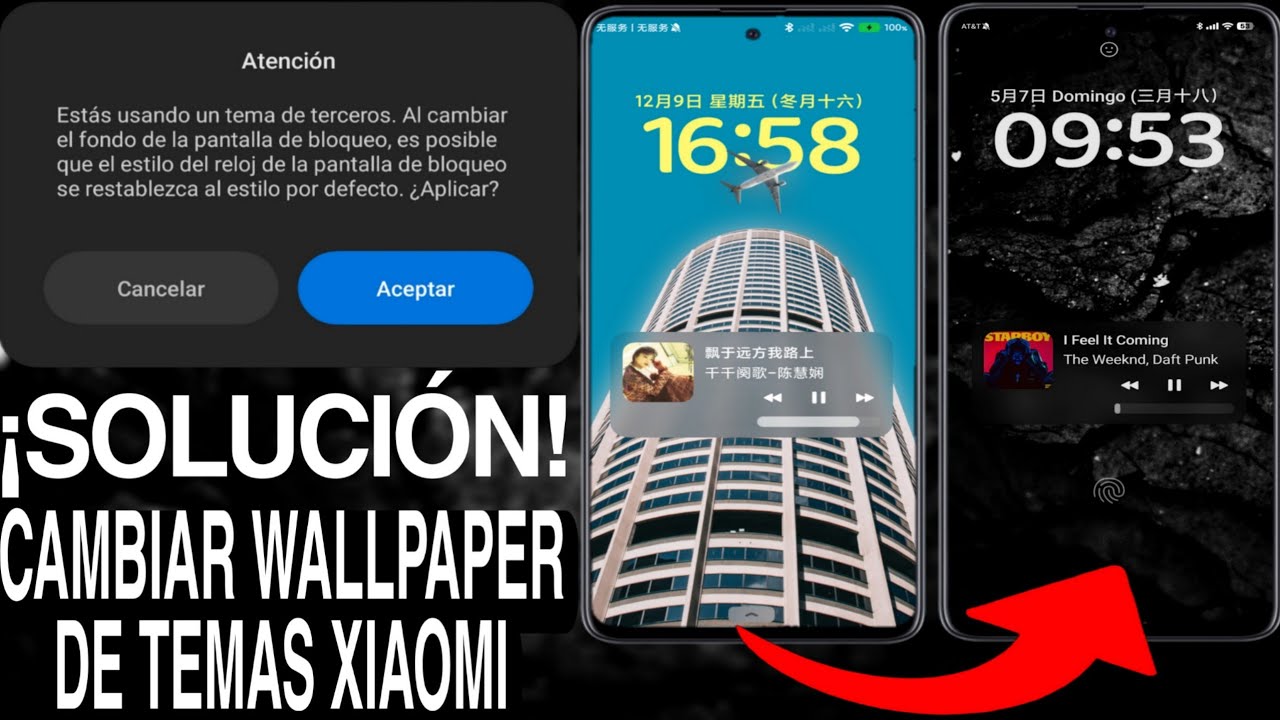 &iexcl;Soluci&oacute;n! Estas Usando Un Tema De Terceros... Cambiar Wallpaper Xiaomi Usando Temas 🥰