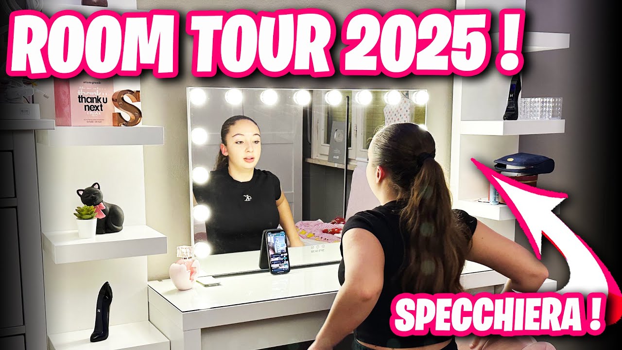 😱 ROOM TOUR 2025 : LA MIA NUOVA CAMERA con la SPECCHIERA! 😍😍😍