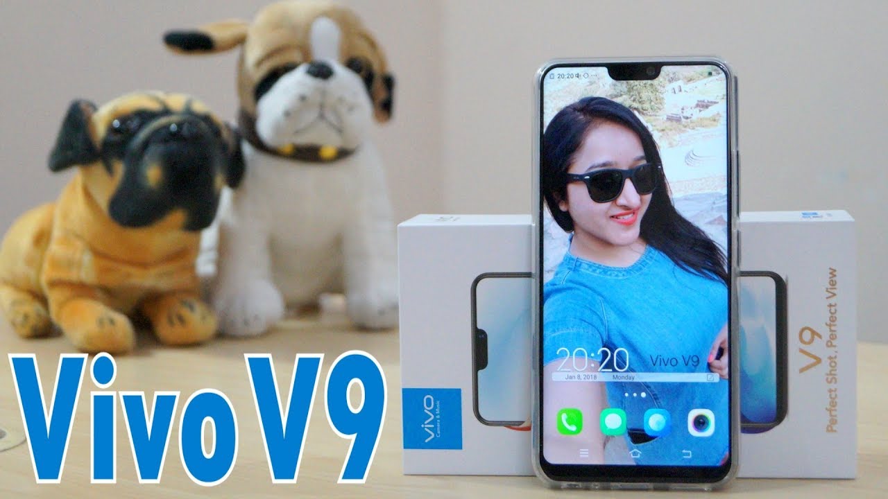 Vivo V9 Unboxing & Overview- In Hindi