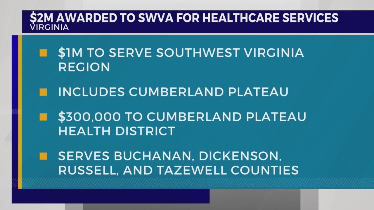 $2 million awarded to SWVA for healthcare services