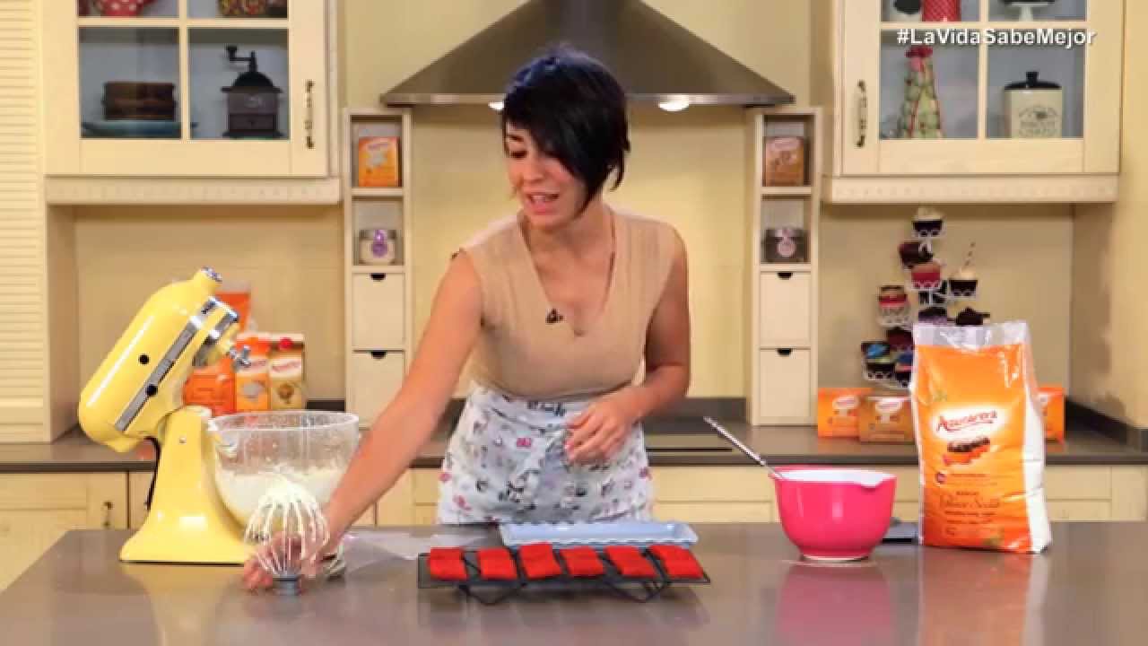 7ª Video Receta con Alma: Falsos Sandwiches Helados de Red Velvet