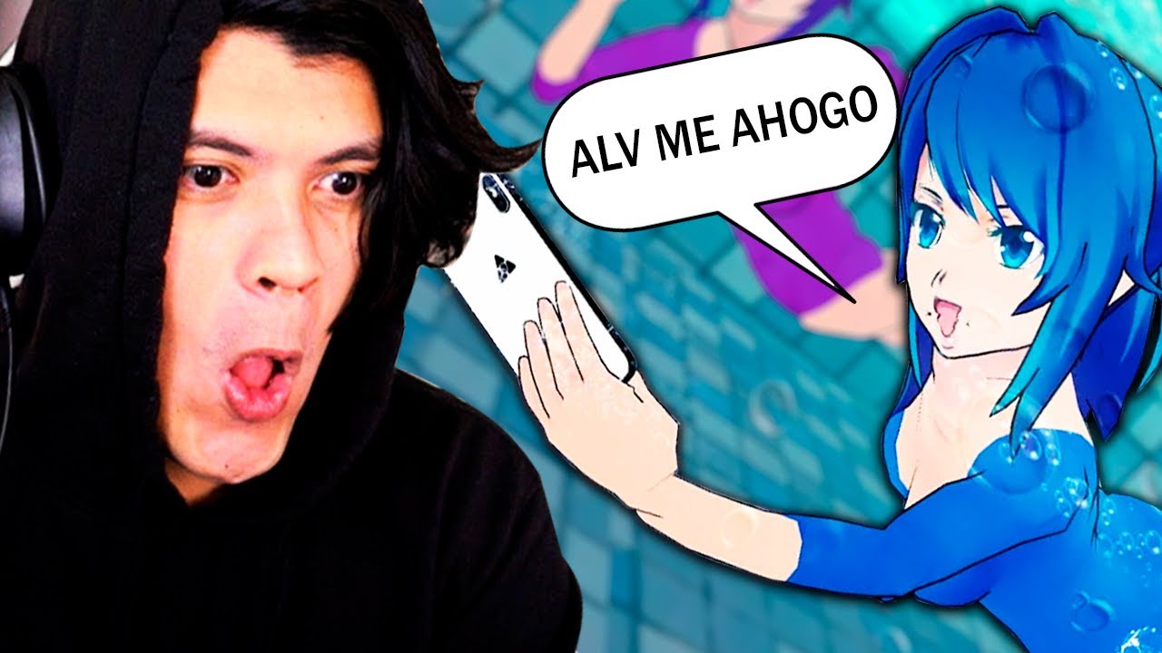 YANDERE pero esta vez BAJO EL AGUA!! 🤣🤣🤣